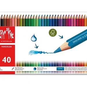 CARAN D'ACHE Matite colorate Fancolor (40 pezzi)