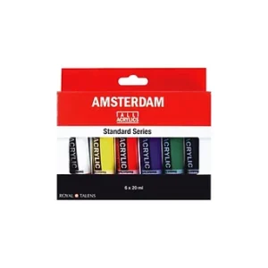 AMSTERDAM Set colori acrilici 24pz