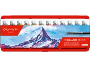 CARAN D'ACHE Set pittura (12 tubetti)