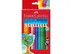 FABER-CASTELL Matite colorate Jumbo Grip (12 pezzi)