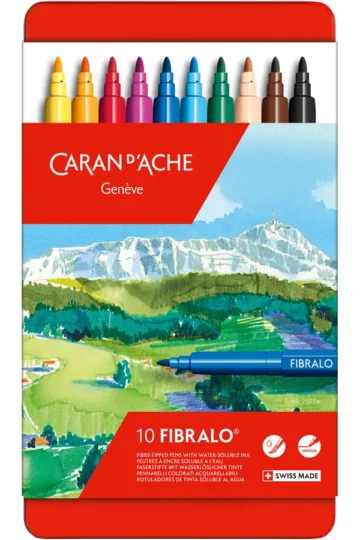 CARAN D'ACHE Pennarelli Fibralo (10 pezzi)