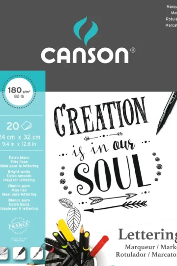 Canson blocco lettering