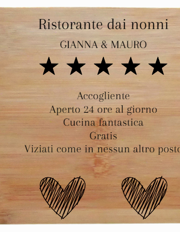 Tagliere Personalizzato "Recensione"