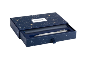 CARAN D'ACHE Penna sfera Ecridor Cosmic Blue Set